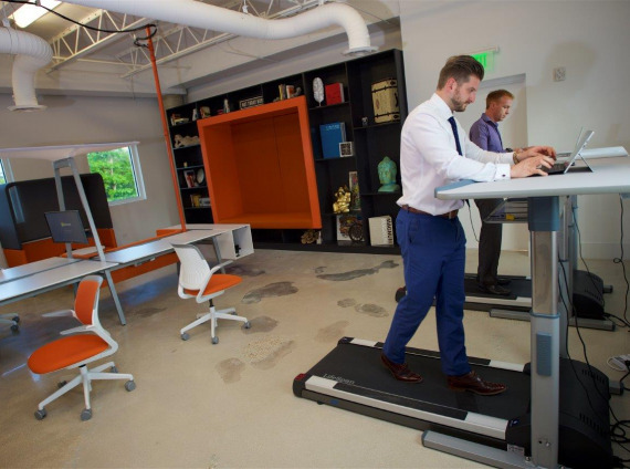 This page displays a lot of photos of furniture installations for various clients.